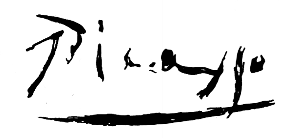 毕加索的签名