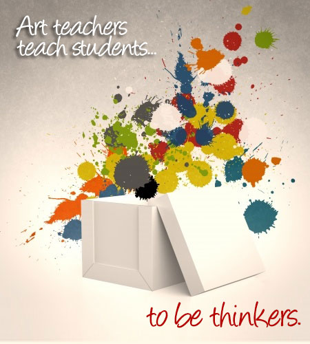 艺术老师教学生成为思考者