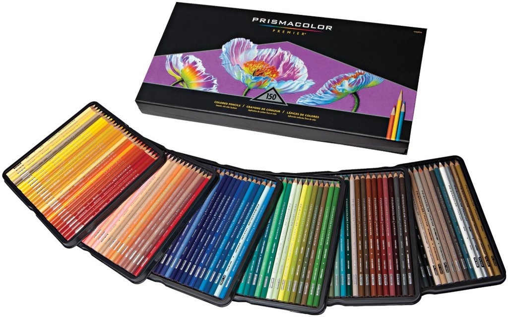 基于蜡的Prismacolor首映彩色铅笔