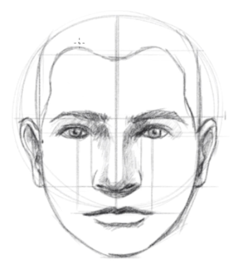 如何画脸- - 9步画发际线吗