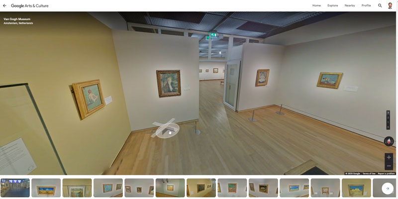 虚拟艺术博物馆之旅