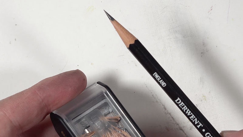 在铅笔的尖端Blackwing卷笔刀