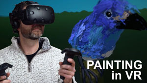 用谷歌倾斜画笔在VR中绘画